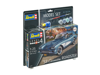 '58 Corvette Roadster Model SET 1:25 | 67037 REVELL