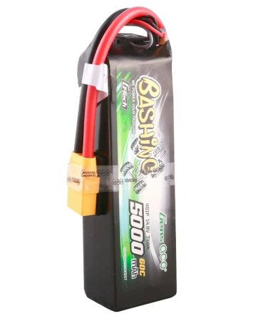 Gens ace G-Tech 5000mAh 14.8V 4S1P 60C Lipo Battery Pack with XT90 Plug-Bashing Series