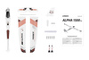 Motoszybowiec Kavan Alpha 1500 V2 ARF 1492mm Czerwony Samolot Zdalnie Sterowany Model RC | KAV02.8076V2