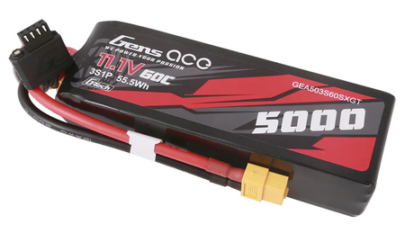 Akumulator LiPo 5000mAh 11,1V 60C 3S1P XT60 G-Tech | GEA503S60X6GT GENS ACE