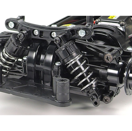 Tamiya TT-02 Mitsubishi Lancer Evolution V KIT 1/10 Samochód Do Składania z Silnikiem i ESC | 58713 TAMIYA