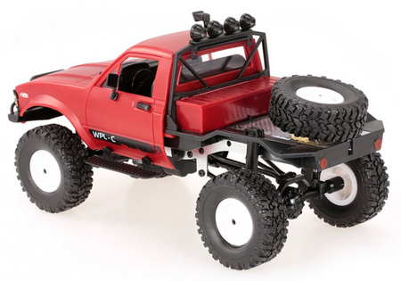 Samochód OFF-ROAD WPL C-14K 1:16 4x4 - KIT - Czerwony