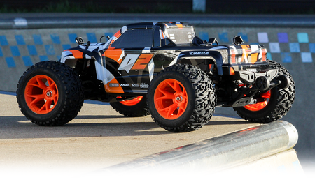 Maverick Quantum2 MT Monster Truck Szczotkowy 4WD 1:10 Pomarańczowy Samochód Zdalnie Sterowany Model RC | 150401