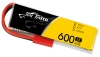 Akumulator LiPo 600mAh 3,7V 1S1P 30C JST BEC | TAA6001S30JS1 TATTU