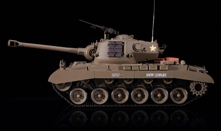 Czołg Zdalnie Sterowany U.S. Medium Tank M26 Pershing 1:16 RTR 2,4Ghz Model RC | 3838-1U HENG LONG