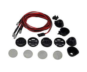 Oświetlenie LED - 4 reflektory CRAWLER 1:10 - RC49303 Ultimate Racing