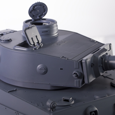 Czołg German Tiger I 1:16 SZARY V7 | 3818-1B-2,4GHz - HENG LONG
