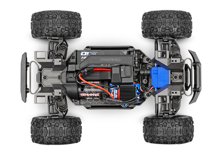 Traxxas Mini Maxx BL-2S 4WD 1/12 Niebieski | 107154-1-BLUE