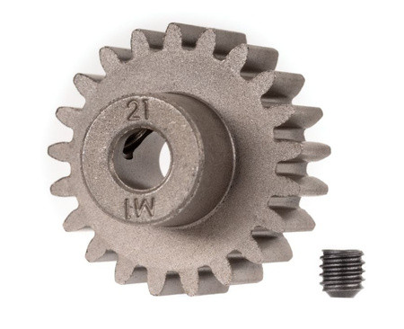 Zębatka Atakująca Stalowa Mod 1,0 21T 5mm | 6493X TRAXXAS