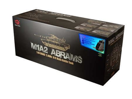Czołg Zdalnie Sterowany U.S. M1A2 Abrams 1:16 RTR 2,4Ghz Model RC | 3918-1B HENG LONG