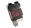 LiPo Alarm Buzzer 1-8S Sygnalizator Spadku Napięcia Miernik