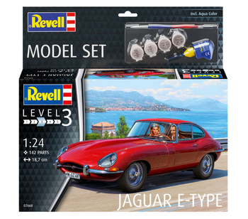 Jaguar E-Type Coupé (model set) 1:24 | 67668 REVELL
