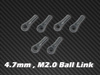 Snap kulowy 4,7mm M2,0 (6 szt.) - HPET017 Xtreme