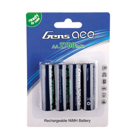 Akumulator NiMH 2700mAh 1,2V Ogniwo AA 1szt. | GEANM27001S2A GENS ACE