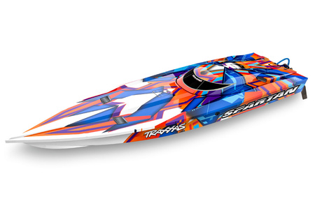 Spartan łódź zdalnie sterowana (pomarańczowa) | 57076-4O TRAXXAS