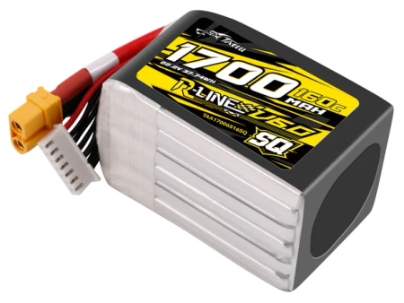 Akumulator LiPo 1700mAh 22,2V 160C 6S1P XT60 R-Line V6.0 SQ Short Version | TAA17006S16SQ TATTU
