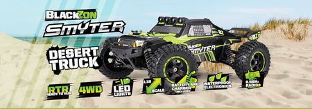 BlackZon Smyter DT Desert Truck 1/12 4WD Zielony Samochód Zdalnie Sterowany Model RC | 540112