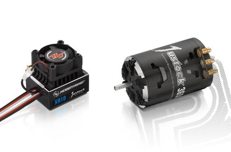 Zestaw Bezszczotkowy COMBO XR10 JUSTOCK 1:10 3650 25,5T G2 - HOBBYWING