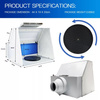 Wyciąg do malowania z oświetleniem LED (Spray Booth with LED Light) | FA-670 FINE-ART