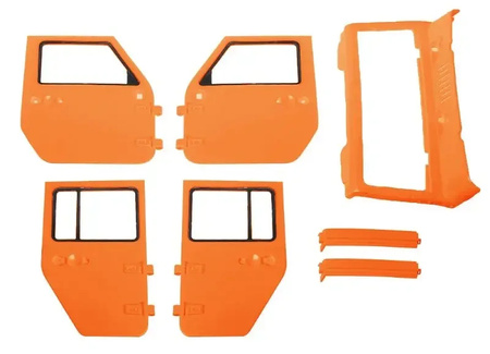 Karoseria Jeep Wrangler Cherokee Crawler Hard Body Twarda 1/10 Czarna | 001176