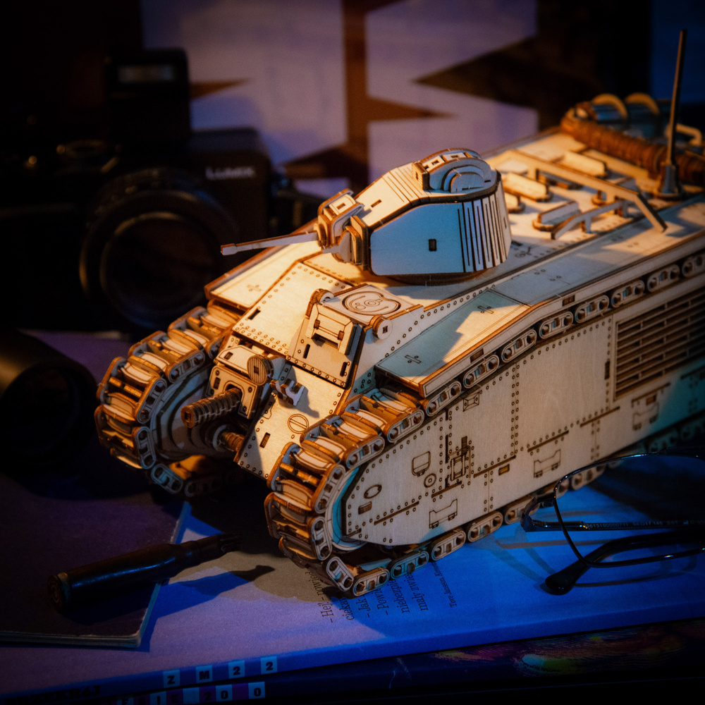 Little Story Drewniane Puzzle Model 3D Czołg M4A3E8 Sherman World of Tanks 34,4x14,2x15,5cm | WOT01 pol_pl_Little-Story-Drewniane-Puzzle-Model-3D-Czolg-M4A3E8-Sherman-World-of-Tanks-34-4x14-2x15-5cm-WOT01-1016500_7