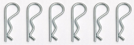 Spinki karoserii (6szt.) srebrne | 2208 ASSOCIATED