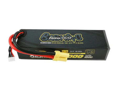 Pakiet LiPo 8000mAh 11,1V 3S 100C | Bashing GENS ACE
