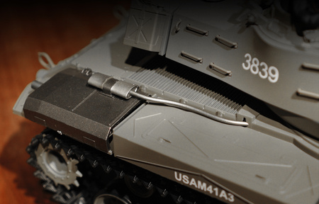 Czołg Zdalnie Sterowany U.S. M41A3 Walker Bulldog Light Tank 1:16 RTR 2,4Ghz Model RC | 3839-1B HENG LONG