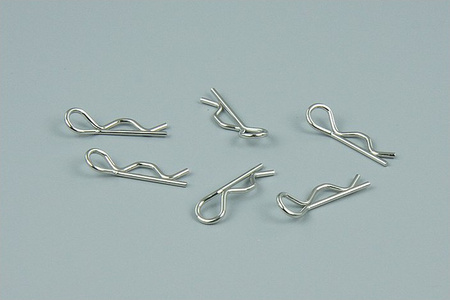 Spinki karoserii (6szt.) srebrne | 701041 BSD