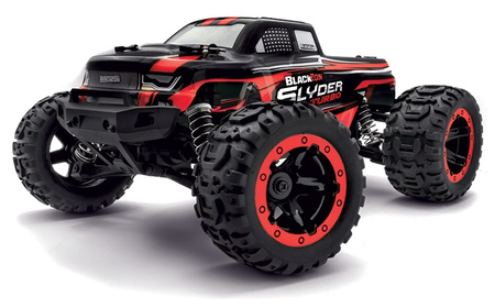 BlackZon Slyder Turbo Brushless MT Monster Truck 1/16 4WD Bezszczotkowy Czerwony Samochód Zdalnie Sterowany Model RC | 540211