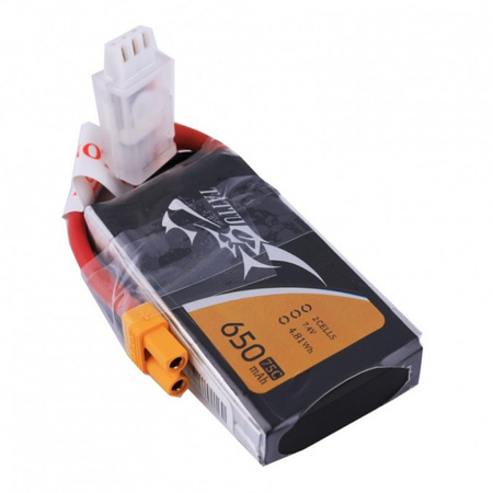Pakiet LiPo 650mAh 7,4V 2S 75C XT-30 - GENS ACE & TATTU