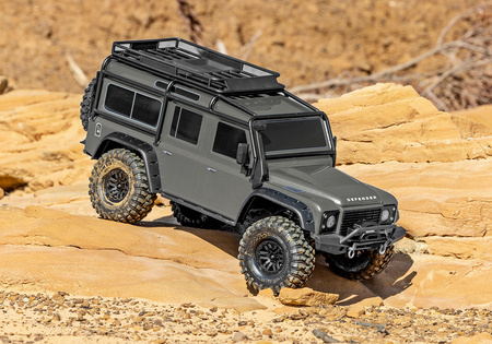 NOWY! TRX-4 Land Rover Defender Bezspinkowy Clipless Body 1/10 (zielony) | 82256-4 TRAXXAS