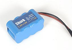 Pakiet SHARK 9,6V 650mAh - kostka - Pelikan