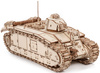 Little Story Drewniane Puzzle Model 3D Czołg Char B1 World of Tanks 29x11x13cm | WOT06
