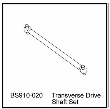 wał kardana przedni - BSD 910020