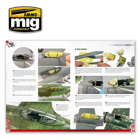 Encyklopedia Modelarska Encyclopedia of Aircraft Modelling Techniques Vol. 1 Cockpits Diego Quijano | 6050 AMMO BY MIG JIMENEZ