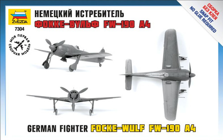 Focke Wulf Fw 190A-4 1:72 montaż bezklejowy | Zvezda 7304