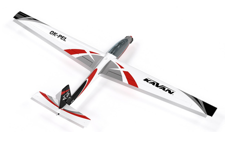 Motoszybowiec Kavan Swift S-1 2400mm ARF Czerwony Samolot Zdalnie Sterowany Model RC | KAV02.8083