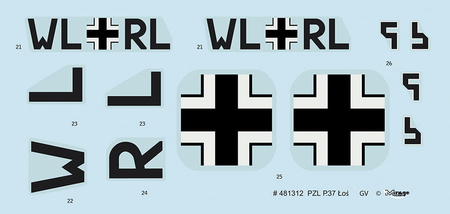 PZL 37B Luftwaffe (Okęcie 1940) 1:48 | 481312 MIRAGE