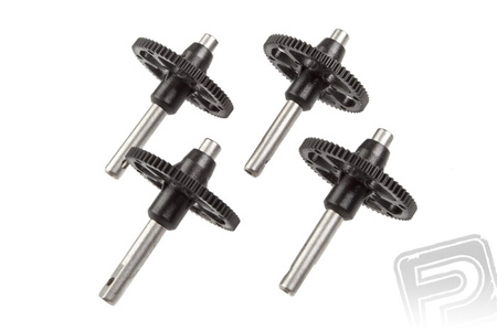 Część do Galaxy Visitor 3 - wał napędowy z zębatką napędową (4szt.)  - NE3907-S04