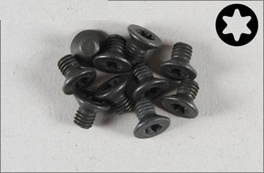 Śruby M4x6mm 10szt. (stożkowa główka, torx) - FG 6920/06