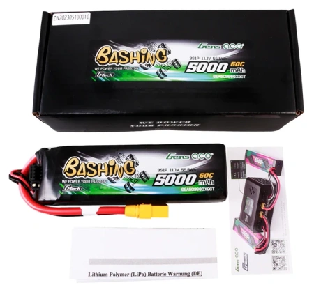 Akumulator LiPo 5000mAh 11,1V 60C 3S1P XT90 G-Tech Bashing | GEA503S60X9GT GENS ACE