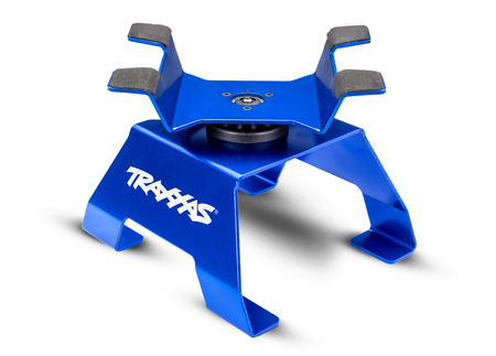 Podstawka Serwisowa RC 360° Aluminiowy Stojak Obrotowy 1/8 1/10 | 8796-BLUE TRAXXAS