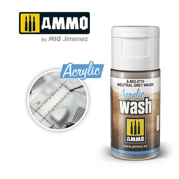 Acrylic Wash (Neutral Grey) | A.MIG 0710 AMMO