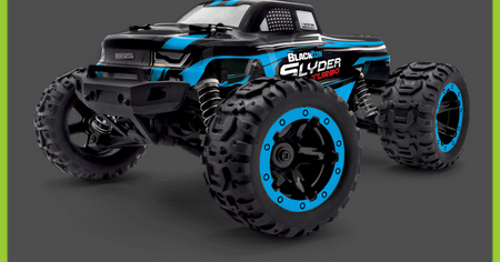 BlackZon Slyder MT Turbo 1/16 4WD 2S Brushless Monster Truck Niebieski | 540209 HPI