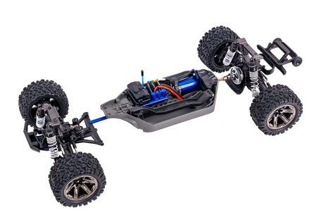 Traxxas Rustler 4X4 VXL TSM 1/10 Niebieski | 67376-4-BLUE
