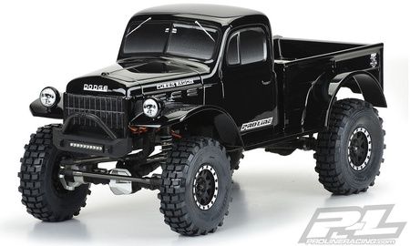 Karoseria 1:10 Dodge Power Wagon 1946 (313mm) czarna | PROLINE P349918