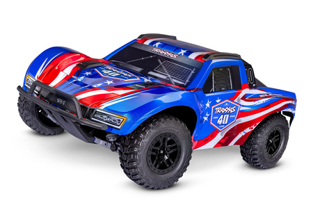 Traxxas Slash 4X4 Brushless Bezszczotkowy 1:10 2,4GHz Czerwono-Niebieski Samochód Zdalnie Sterowany Model RC | 68454-4