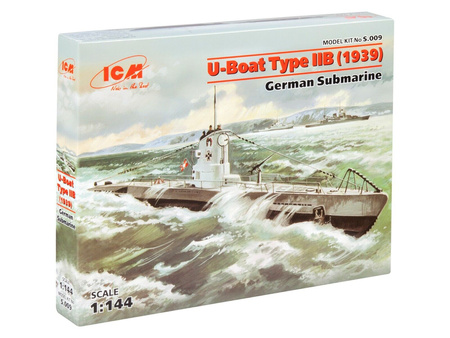 U-Boat Type IIB (1939) German Submarine 1:144 | S009 ICM
