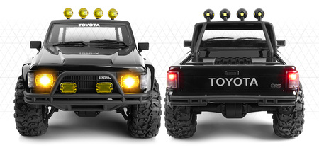 Venture18 1985 Toyota Hilux SR5 Brushed 1/18 (czarny) | 160800 HPI